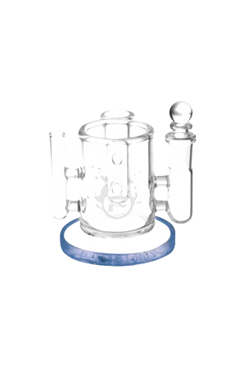 Front view of the Pulsar Isopropyl Cleaning Station, featuring a clear circular dish with a supporting frame.