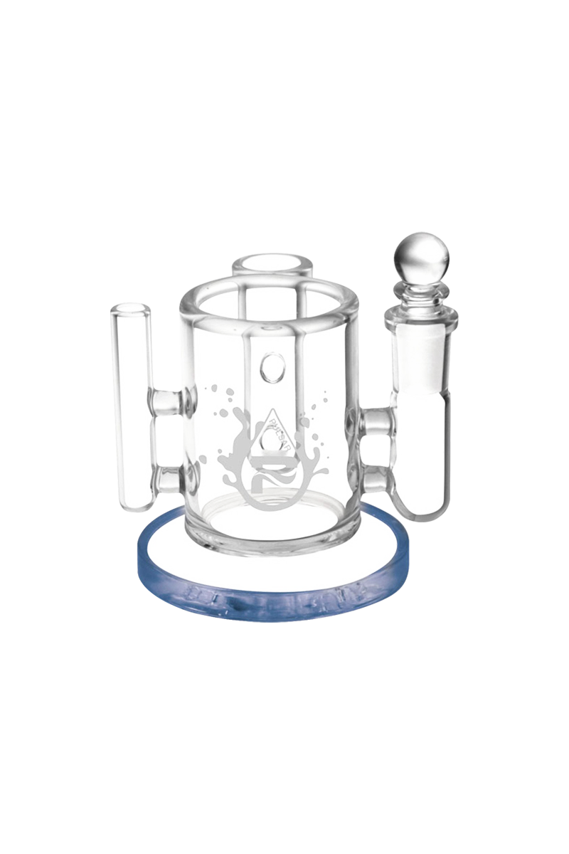 A front view of the Pulsar Isopropyl Cleaning Station, featuring clear glass tubes arranged around a circular base.