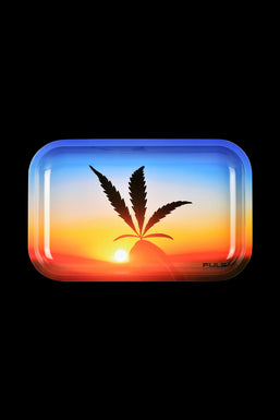 Pulsar Metal Rolling Tray - Leafy Sunset