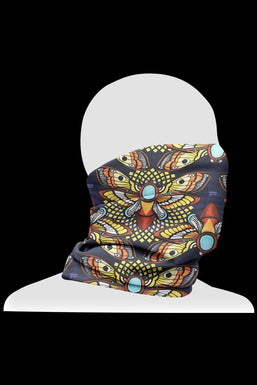 Neck/Face Mask/Gaiter - Psychedelic Moth