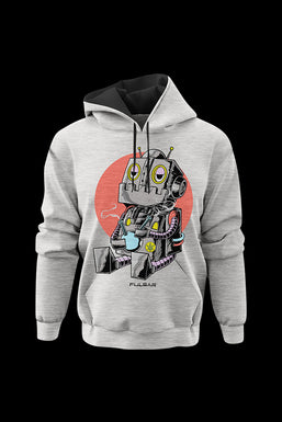 Pulsar Ultra Soft Pullover Hoodie - Dope Bot - Gray