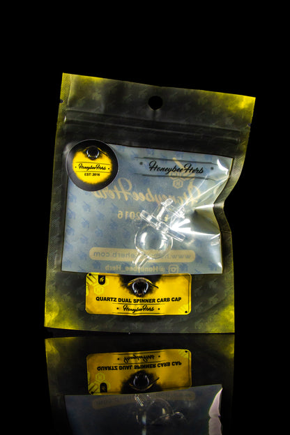 Honeybee Herb Quartz Dual Spinner Carb Cap