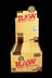 RAW "Cut Corners" Single Wide Rolling Papers - 50 Pack