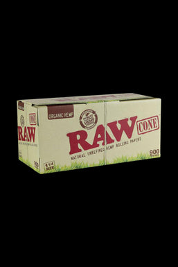 RAW Organic 1 1/4" Hemp Cones - Bulk 900 Pack