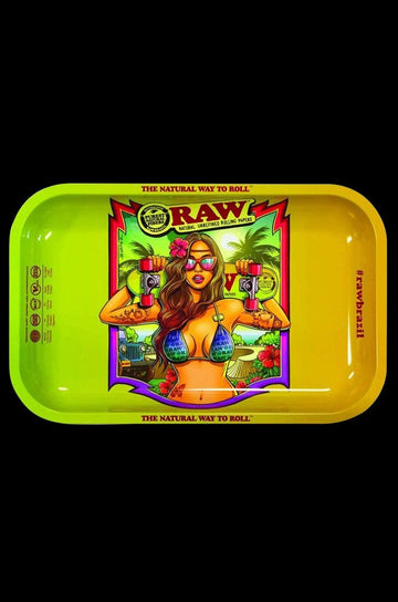 RAW Rolling Tray - Brazil Girl