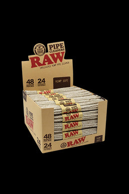 RAW Unbleached Hemp Pipe Cleaners - 48 Pack