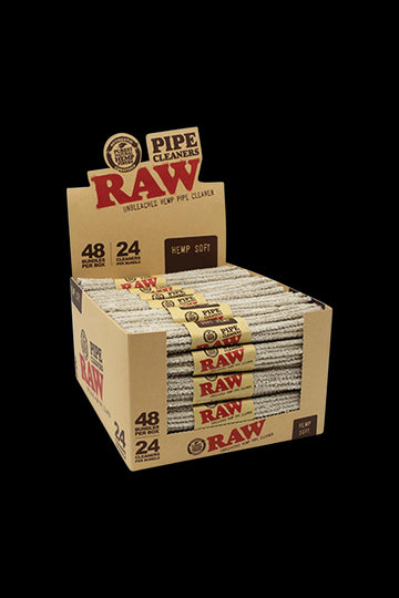 Hemp Soft - RAW Unbleached Hemp Pipe Cleaners - 48 Pack