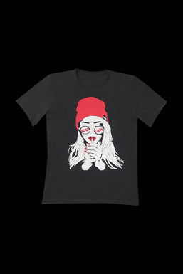 RAW Unisex Smoker Girl T-Shirt - Large