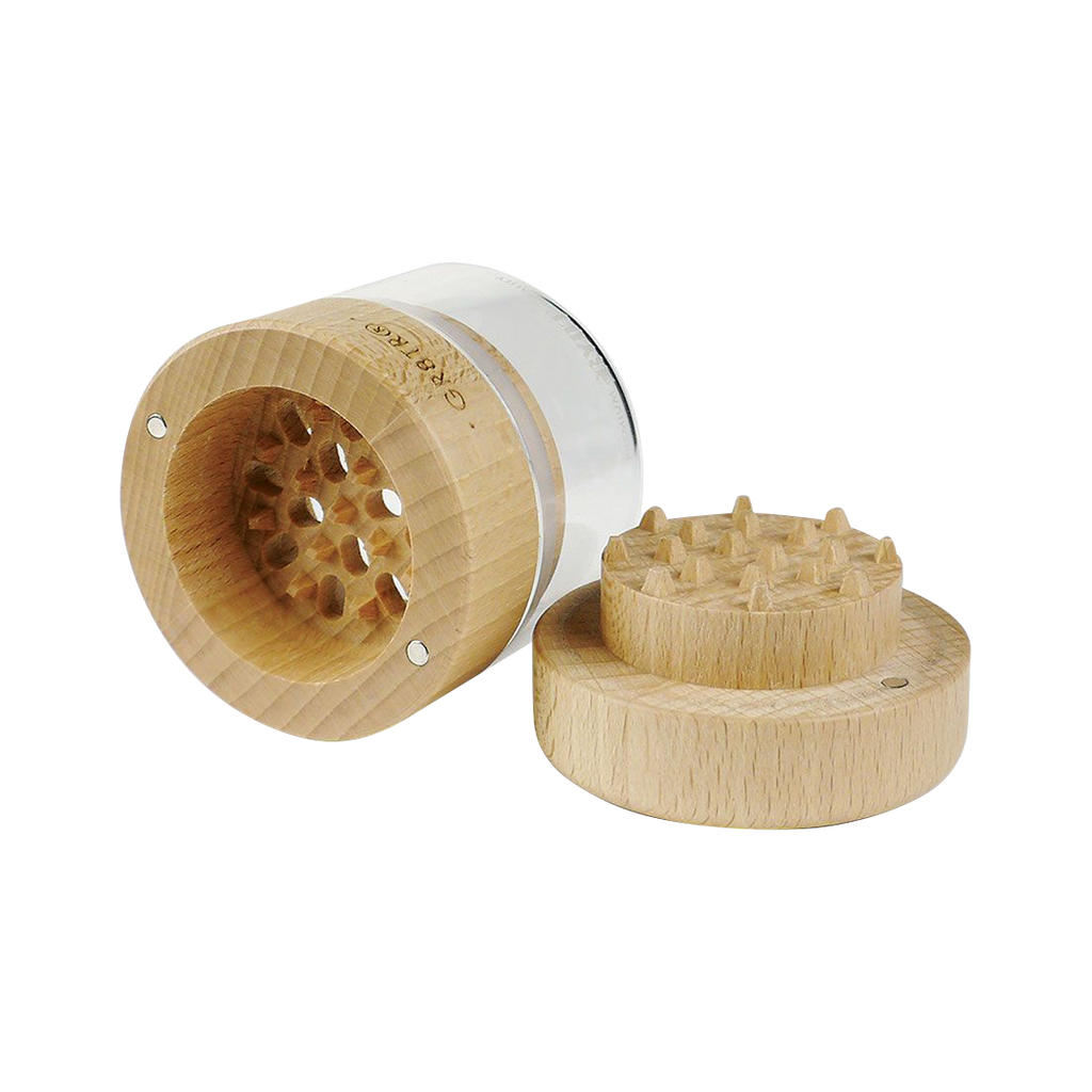 Kannastor Wood GR8TR Grinder with Jar Body