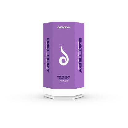 A studio shot of the Dr. Dabber Universal 510 Threaded Battery, presented at a slight angle against a solid white backdrop.