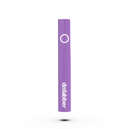 A centered, studio shot of the Dr. Dabber Universal 510 Threaded Battery, featuring a sleek, cylindrical metallic finish.