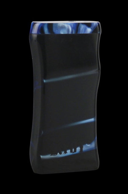 A side view of the RYOT Acrylic Magnetic Dugout, showing its smooth, dark acrylic casing.