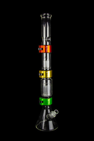 Prism Rasta Triple Stack Modular Bong | Water Pipes