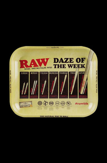 RAW "Daze of the Week" Rolling Tray
