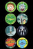 Rick and Morty Buttons - 144 Piece Bucket