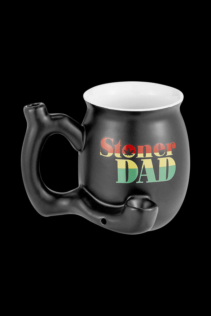 pothead dad Roast & Toast Stoner Dad Ceramic Pipe Mug