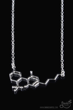 Smoke Cartel THC Molecule Necklace