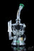 Featured View-Jade Green - Sesh Supply "Artemis" Propellor Perc Swiss Recycler with Color Accents