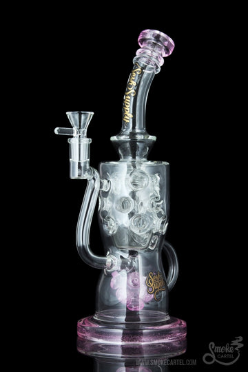 Asteria Pink Variant Featured View - Sesh Supply "Asteria" Spore Perc Fab Body Water Pipe