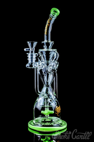 Featured View - Green Slyme - Sesh Supply "Cronus" Swiss Recycler Water Pipe