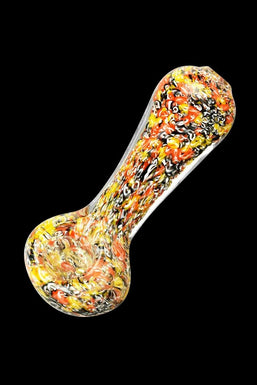 Shag Rug Fritted Glass Spoon Pipe