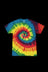 Colortone Short Sleeve Tie-Dye T-Shirt - Reactive Rainbow