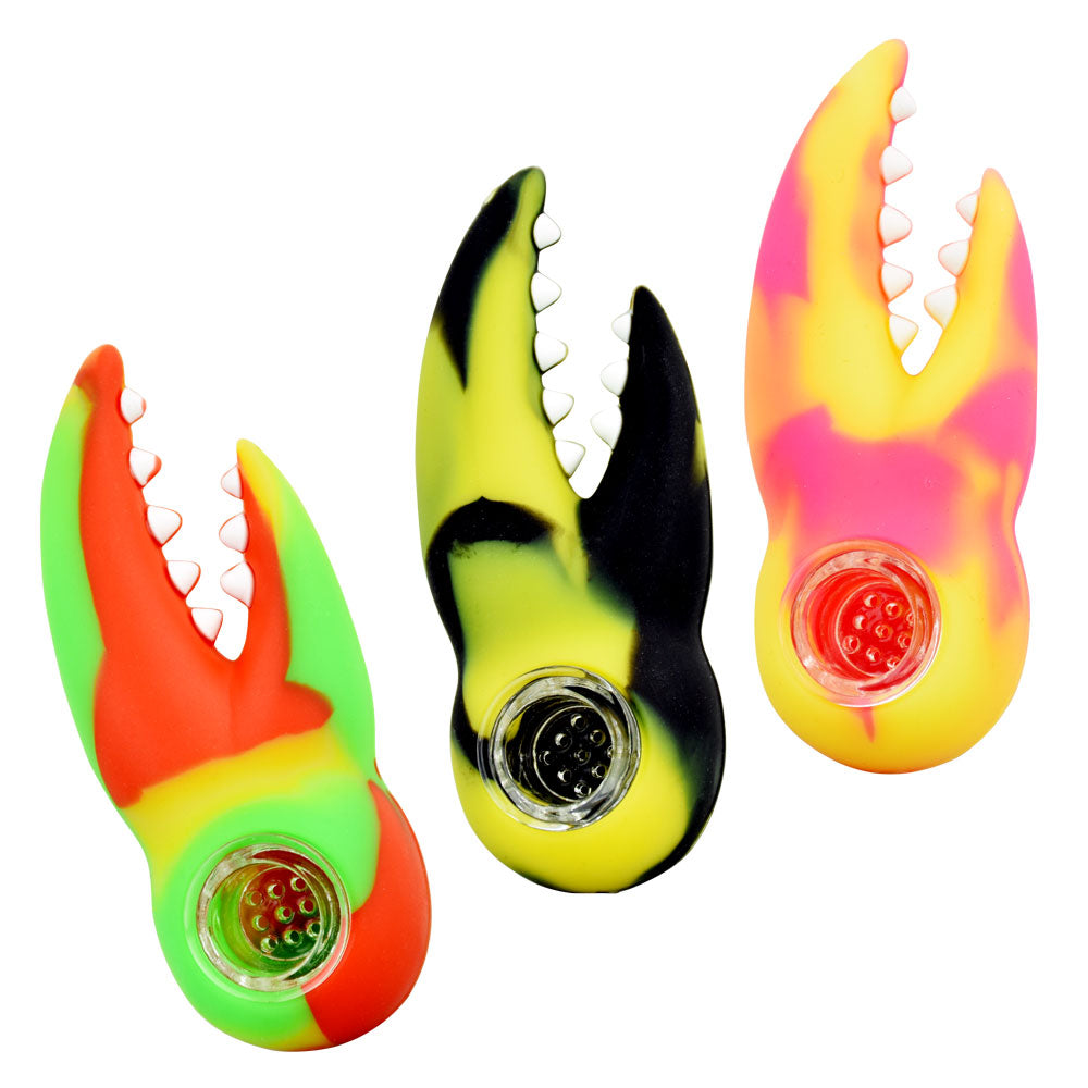 Silicone Lobster Claw Hand Pipe Dry Pipes