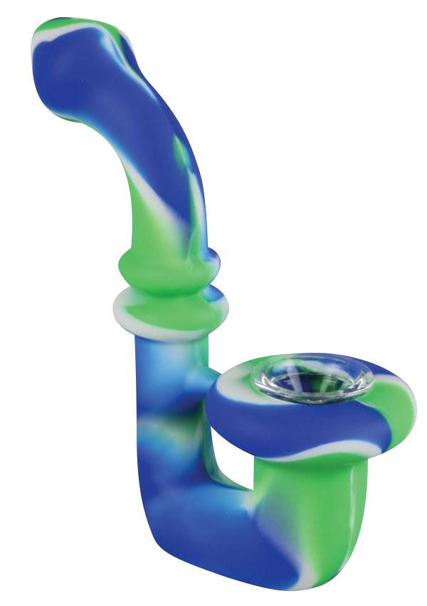 silicone tobacco pipe Spoon Silicone Pipe Sherlock Pipe Glass
