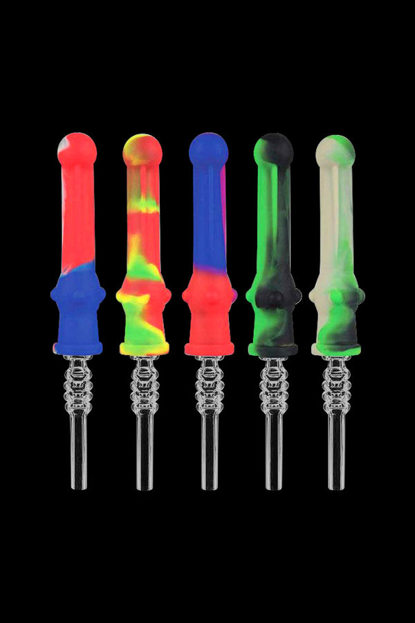 Smoke Cartel Quartz Vapor Straw - Silicone Dab Tool
