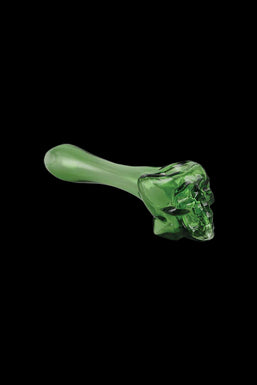 Skull Glass Spoon Pipe