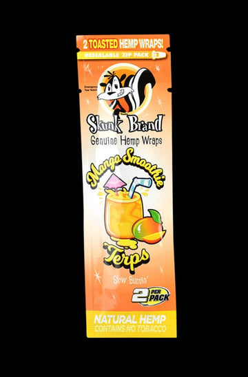 Mango Smoothie - Skunk Brand Terp Hemp Wraps - 25 Pack