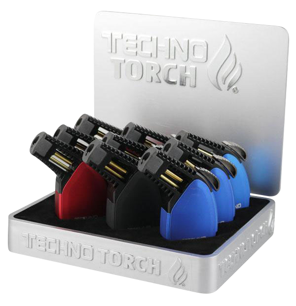 Slant 4" Butane Torch Lighter Bulk 9 Pack