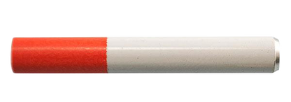 Close-up side view of the Small Standard Cigarette Tobacco Taster, showing its slender form against a plain white background.