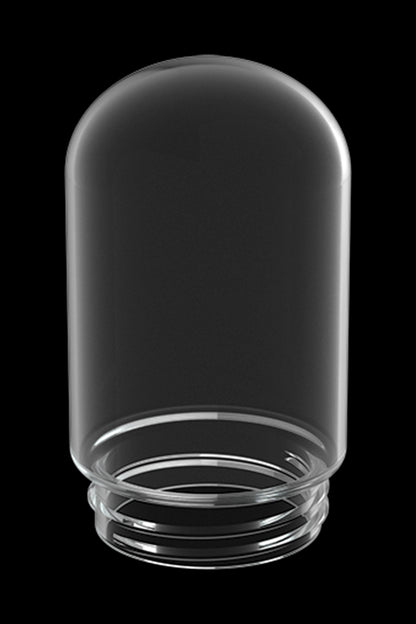 Empty glass cannabis concentrate container.