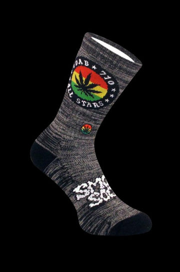 Smokey Brand "Dab All Stars" Gray Socks