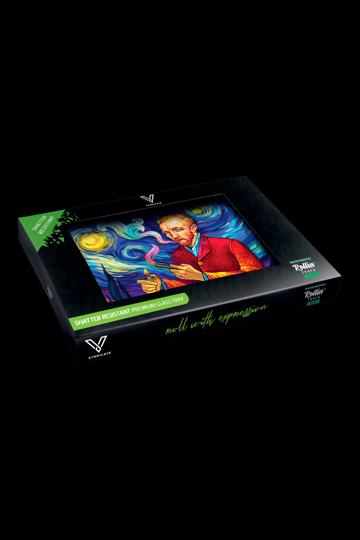V Syndicate Glass Rolling Tray