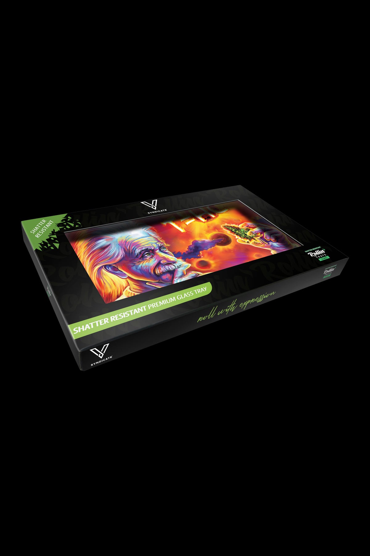 V Syndicate Glass Rolling Tray