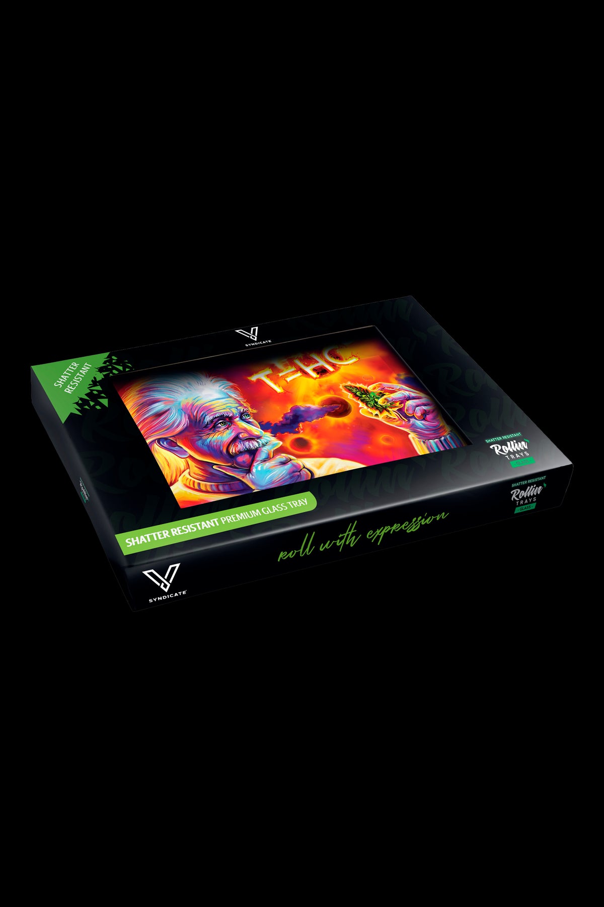 V Syndicate Glass Rolling Tray