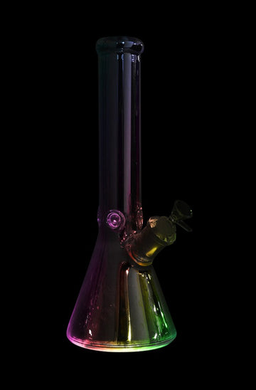 Space Party Beaker Water Pipe with LED Light