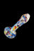 The "Paint Splatter" Colorful Frit Glass Pipe