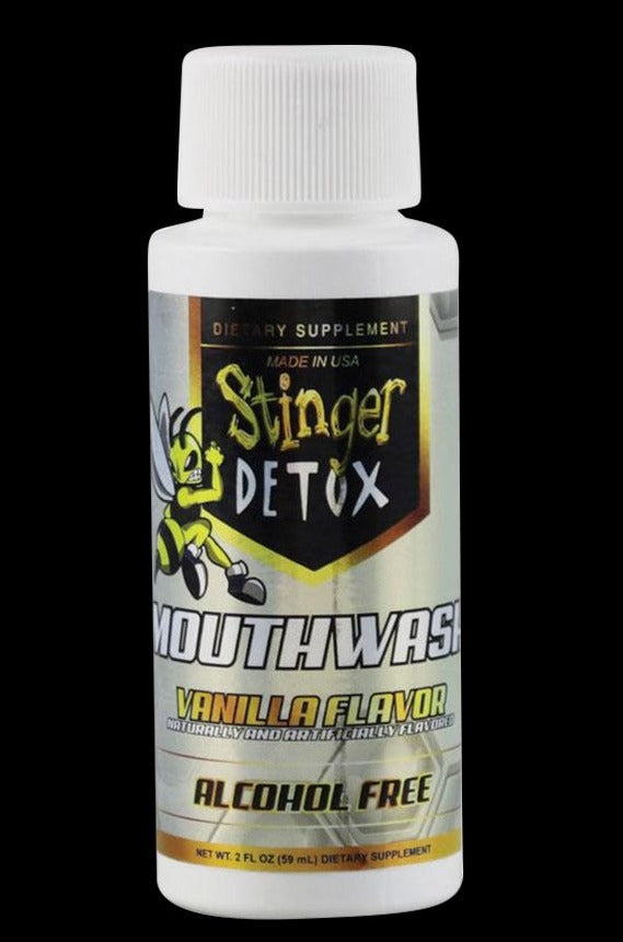 Stinger Detox Mouthwash Alcohol Free, Natural Vanilla Flavor