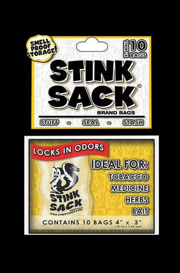 Stink Sack Smell Proof Storage Bags - 10 Pack