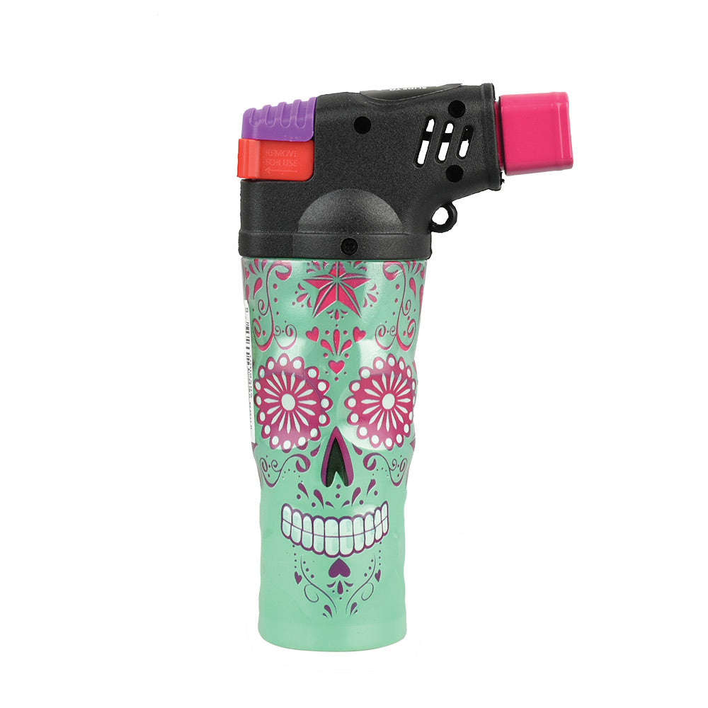 Sugar Skull XXL Pocket Butane Torch Bulk 12 Pack