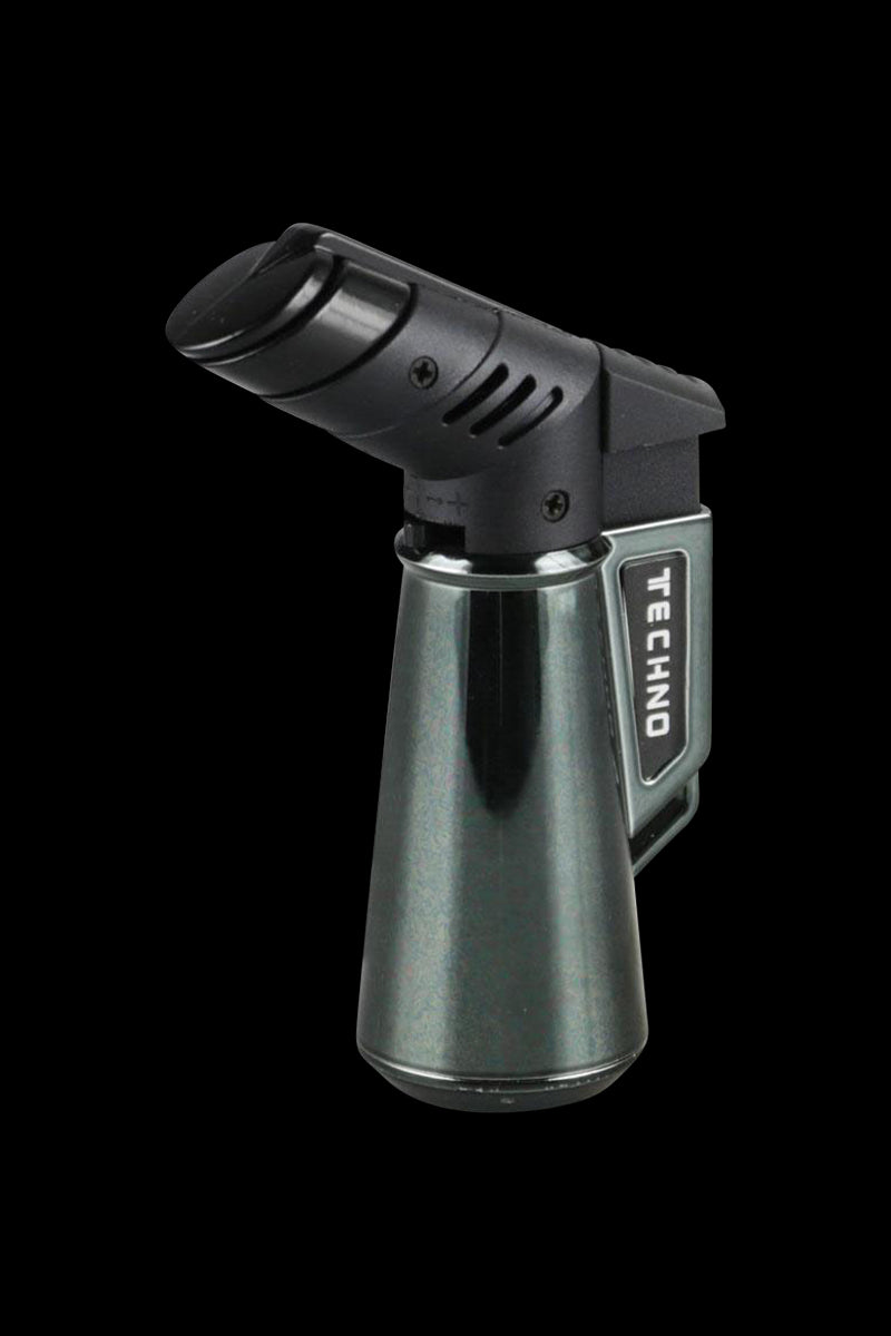 Techno Butane Torch Metallic Lighter Bulk 16 Pack