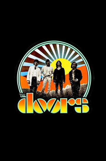 The Doors Waiting for the Sun Homage Sticker