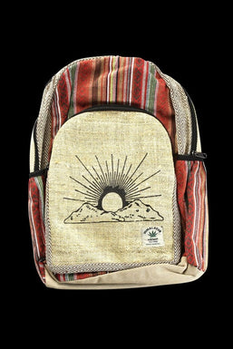 ThreadHeads Himalayan Hemp Mountain Sunrise Backpack