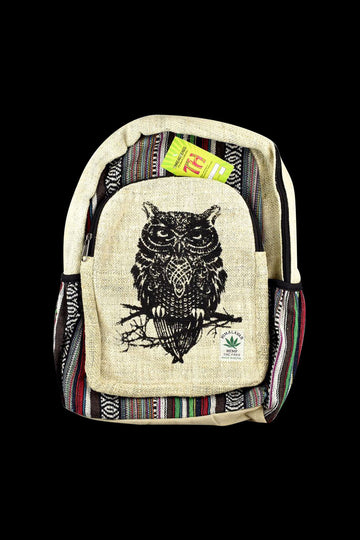 ThreadHeads Himalayan Hemp Wise Owl Backpack
