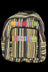 ThreadHeads Striped Backpack with Rainbow Accents
