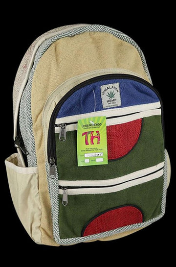 Hemp 4 Zipper Backpack