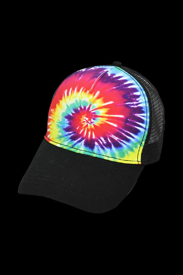 Neon Rainbow - Tie-Dye Snapback Trucker Cap